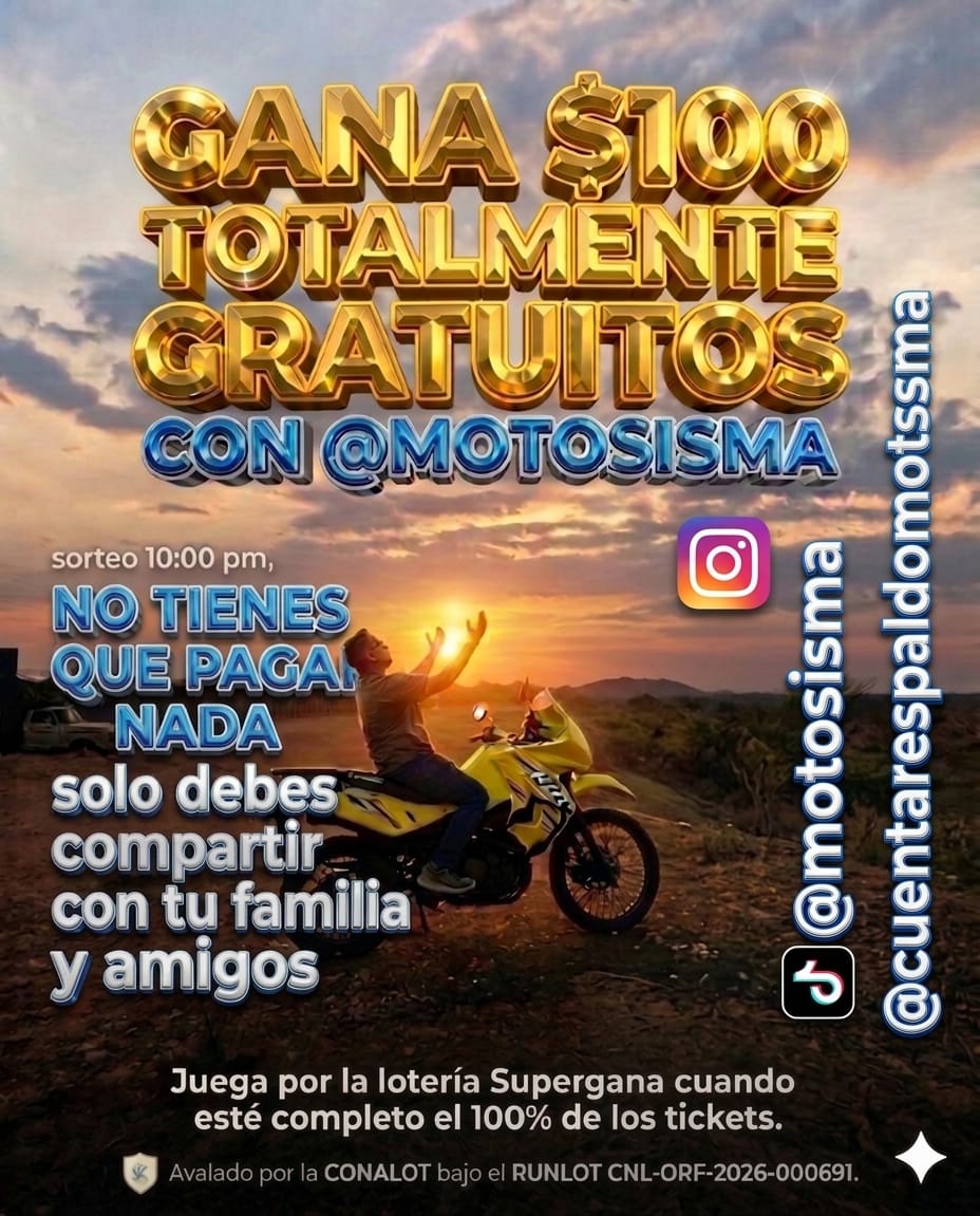 GANATE $100 GRATIS, en AGRADECIMIENTO a DIOS POR TODO